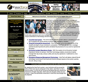 VersiTech Corporate Website