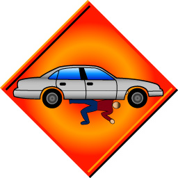 Person Pinned Under Vehicle